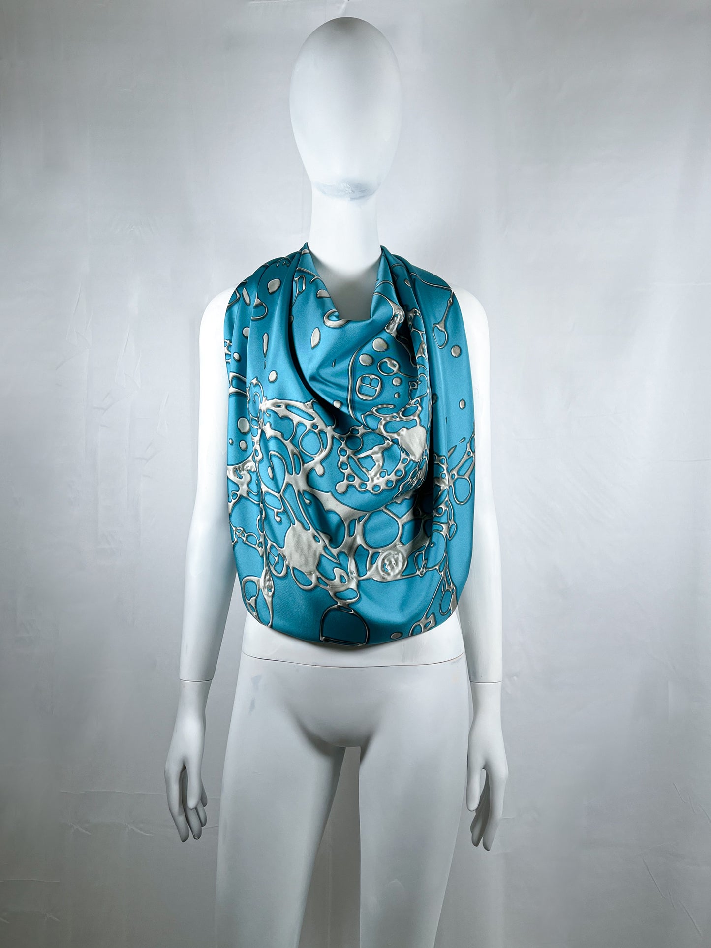 Hermès Paris Silk Carre Scarf 90