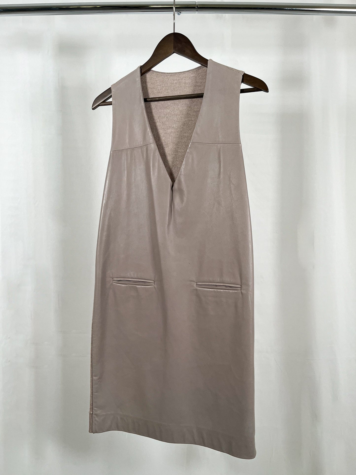 Maison Martin Margiela - Leather Mid-Length Dress