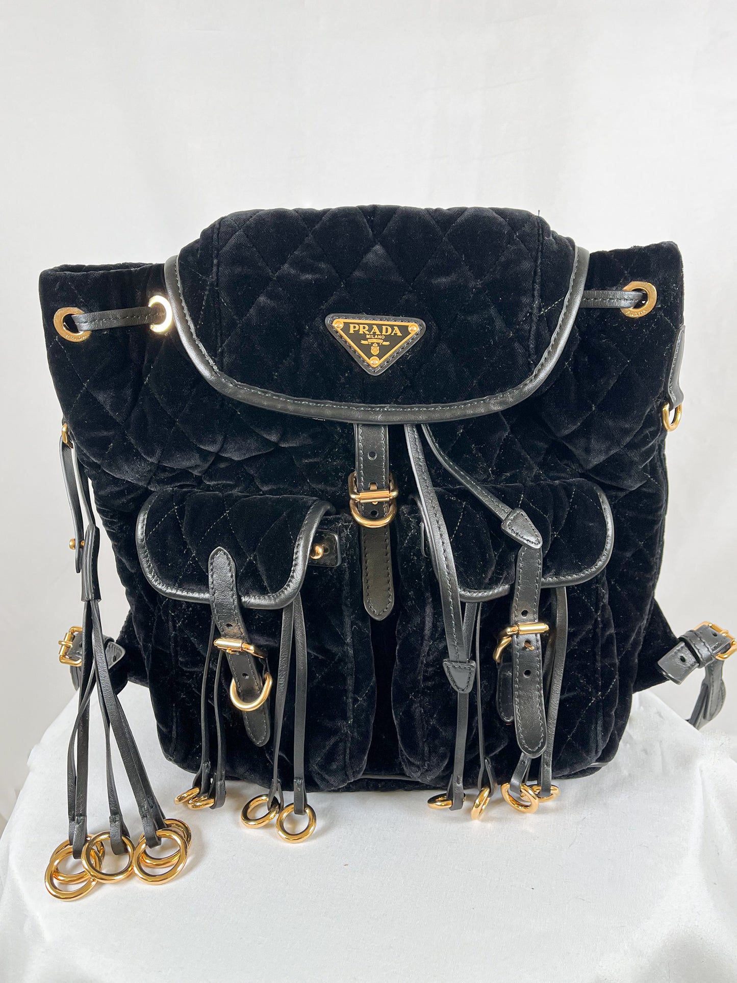 PRADA Velvet Impunture Corsaire Backpack