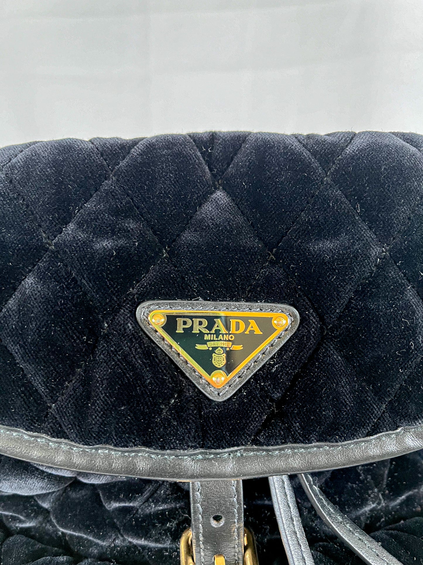 PRADA Velvet Impunture Corsaire Backpack